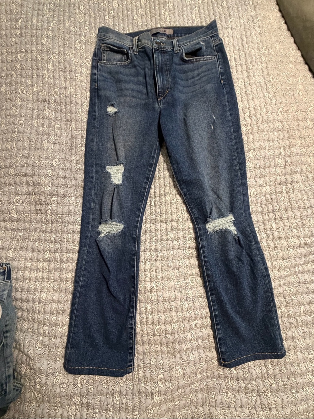 Joe's Jeans Women's Distressed Mid-Rise Denim Jeans Size 27